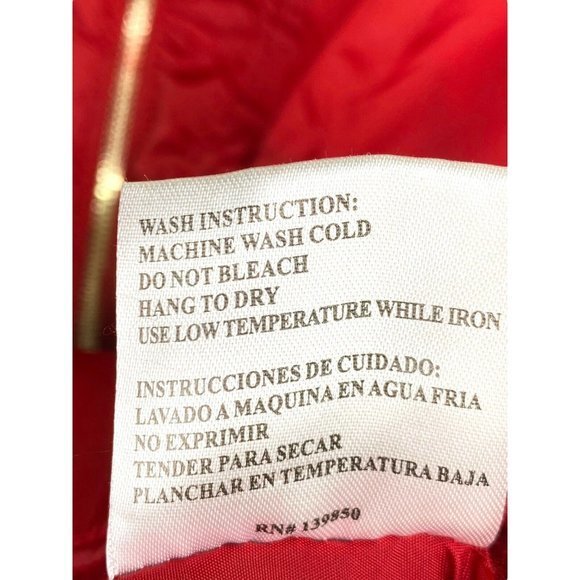 Snobbish Collection Red Lightweight Jacket.  Zip off hood Wind Breaker Rain LG‎ - Picture 7 of 12